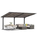 16 x 10 ft Outdoor Gazebo – Hardtop Patio Pergola