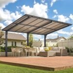 16 x 10 ft Outdoor Gazebo – Hardtop Patio Pergola - Image 2