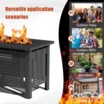 AECOJOY 43-Inch Metal Fire Pit Table – Outdoor Propane Patio Fireplace - Image 6
