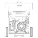 Restored Firman L03391 4100 Watt LPG Propane Portable Generator - Image 8