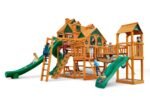 Empire Extreme Swing Set – Multi-Deck Backyard Playset with 3 Slides, Monkey Bars & Rock Wall - Image 2