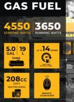 Restored Firman P03608 Gas Portable Generator | 4550W | 208 cc Engine - Image 2