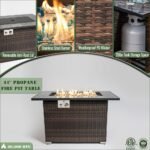AECOJOY 44-Inch Outdoor Propane Fire Pit – 50,000 BTU - Image 8