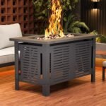 AECOJOY 43-Inch Metal Fire Pit Table for Outdoor Patio - Image 2
