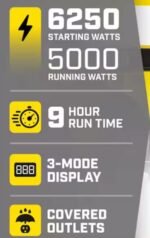 Restored Champion 100812 | 6250-Watt/5000-Watt Gasoline Powered - Image 2