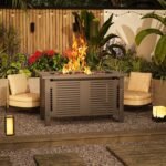 AECOJOY 43-Inch Metal Fire Pit Table for Outdoor Patio - Image 8