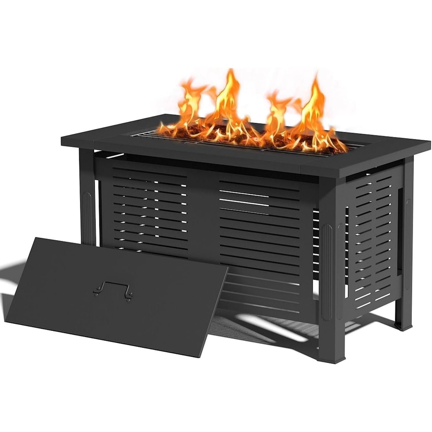 e3cf067a222703c3cceec0be230e8197-1-1.jpg AECOJOY 43-Inch Metal Fire Pit Table – Outdoor Propane Patio Fireplace - Image 1