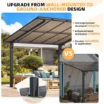 16 x 10 ft Outdoor Gazebo – Hardtop Patio Pergola - Image 5