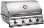 4-Burner Gas Grill, 42,000 BTU Stainless Steel | Blaze Prelude LBM 32-Inch