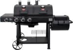 3-Burner Dual Fuel Grill with Offset Smoker, 1,390 sq in | Char-Griller Texas Trio