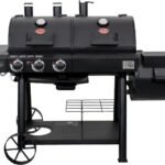 3-Burner Dual Fuel Grill with Offset Smoker, 1,390 sq in | Char-Griller Texas Trio