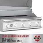 4-Burner Built-In Natural Gas Grill, 60,000 BTU | Bull Outlaw 30-Inch - Image 3