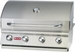 4-Burner Built-In Natural Gas Grill, 60,000 BTU | Bull Outlaw 30-Inch