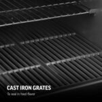 3-Burner Dual Fuel Grill with Offset Smoker, 1,390 sq in | Char-Griller Texas Trio - Image 2