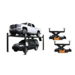 9,000 lb ALI-Certified 4-Post Lift + 2 Air Rolling Jacks Combo | Atlas APEX9 - Image 2
