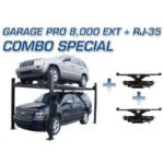 8,000 lb Extended 4-Post Lift + 2 Rolling Jacks Combo | Atlas PRO8000EXT - Image 2
