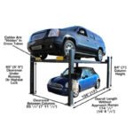 8,000 lb Super Deluxe Portable 4-Post Lift | Atlas 408SL - Image 2