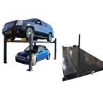 8,000 lb 4-Post Lift + 8-Piece Floor Panel Combo | Atlas 408SL Super Deluxe