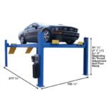 14,000 lb Commercial 4-Post Alignment Lift with Turntables | Atlas 414AT - Image 4