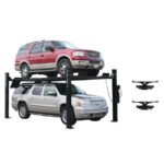 9,000 lb 4-Post Lift + 2 Rolling Jacks Combo | Atlas PRO9000