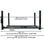 9,000 lb 4-Post Lift + 2 Rolling Jacks Combo | Atlas PRO9000 - Image 3