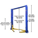 12,000 lb ALI Certified 2-Post Lift, Extra Tall & Wide | Atlas Platinum PVL12 - Image 5
