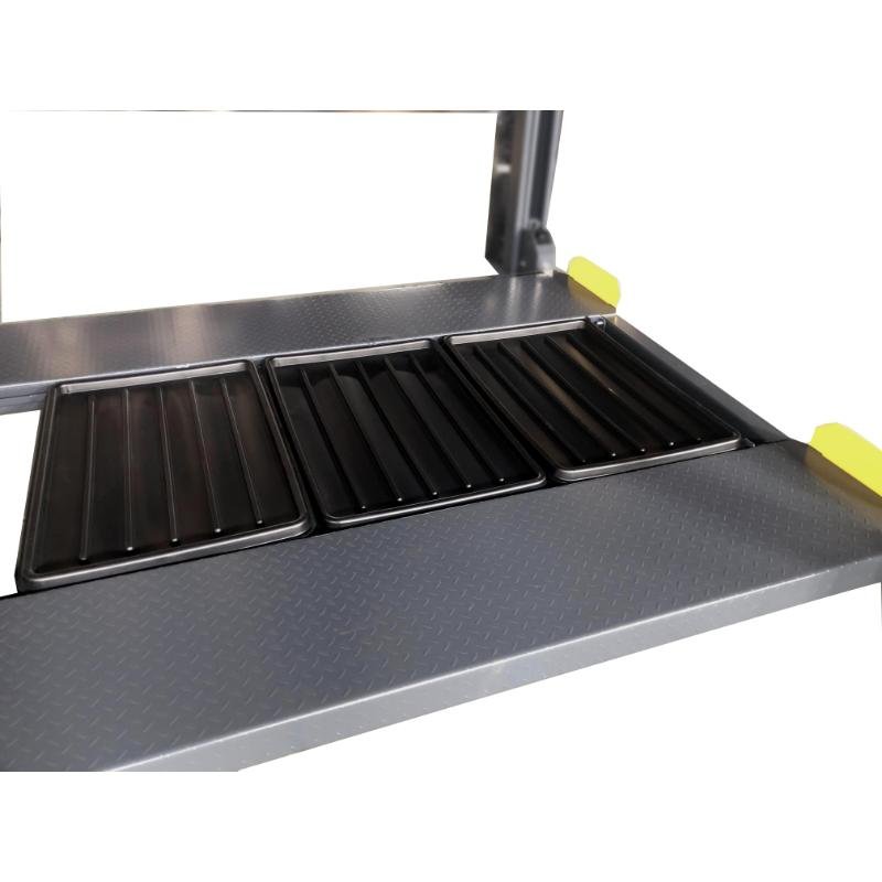 8,500 lb 4-Post Car Lift with Jack Tray & Caster Kit | KATOOL KT-4H850 - Image 5