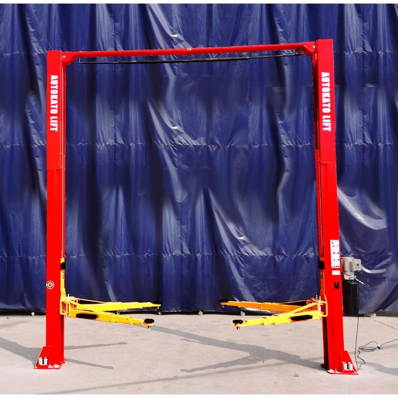 12,000 lb Clear-Floor 2-Post Lift, Overhead Beam | KATOOL KT-M120 - Image 1