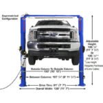 10,000 lb ALI Certified Overhead 2-Post Lift | Atlas Platinum PVL10 - Image 3