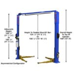 10,000 lb ALI Certified Overhead 2-Post Lift | Atlas Platinum PVL10 - Image 9