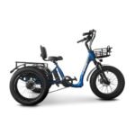 750W Off-Road Electric Trike, 10in Standover, 60-Mile Range | Emojo Bull Trail