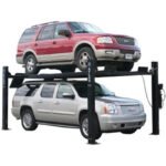 9,000 lb 4-Post Lift + Air Rolling Jack Combo | Atlas PRO9000 - Image 2