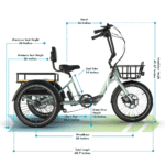 500W Electric Trike, 60-Mile Range, Low Step-Through | Emojo Dexter - Image 5