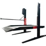6,600 lb Double Deck 2-Post Parking Lift, Dual Hydraulic | KATOOL KT-P2700