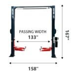 14,000 lb Direct-Drive Overhead 2-Post Lift | KATOOL KT-M140XD - Image 7