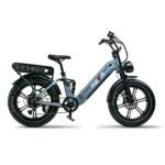 500W Moped-Style Fat Tire E-Bike, 28 mph, 80-Mile Range | REVR CM7s