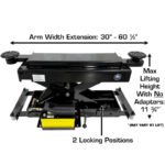 4,500 lb Air/Hydraulic Rolling Bridge Jack | Atlas RJ45A - Image 3
