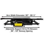 4,500 lb Air/Hydraulic Rolling Bridge Jack | Atlas RJ45A - Image 4