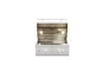 30-Inch Built-In Grill, 304 Stainless Steel, IR Back Burner, 8mm Grates | Coyote QUEST - Image 2