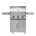 30-Inch Freestanding Gas Grill on Cart, Infinity Burners, LED Lighting | Coyote C-Series C3C30 - Image 2