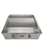 30-Inch Flat Top Built-In Grill, Gradient LED Knobs, Dual Heat Zones | Coyote C3FTG30 - Image 2