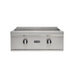30-Inch Flat Top Built-In Grill, Gradient LED Knobs, Dual Heat Zones | Coyote C3FTG30