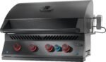 Built-In 32-Inch Gas Grill, Matte Black, Infrared Rear Burner, Natural Gas | Napoleon 700 Series - Image 6