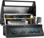 Built-In 32-Inch Gas Grill, Matte Black, Infrared Rear Burner, Natural Gas | Napoleon 700 Series - Image 7