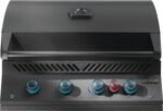 Built-In 32-Inch Gas Grill, Matte Black, Infrared Rear Burner, Natural Gas | Napoleon 700 Series