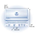 Built-In Gas Grill, 66,000 BTU, 760 Sq In, Infrared Rear Burner, Natural Gas | Napoleon Prestige PRO 500 - Image 13