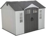 10x8 Ft Outdoor Storage Shed, Dual-Wall HDPE, Gray | Lifetime 60243 - Image 3