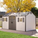 15x8 Ft Side-Entry Plastic Storage Shed, 6 Skylights, 10-Year Warranty | Lifetime - Image 2