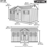 15x8 Ft Side-Entry Plastic Storage Shed, 6 Skylights, 10-Year Warranty | Lifetime - Image 6
