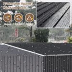 12x18 Ft Large Outdoor Metal Shed, All-Steel, Lockable Doors & Windows - Image 5